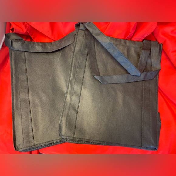 Black Tote Bags, reusable perfect for screen printing/heat vinyl transfer, NWOT - Picture 3 of 6